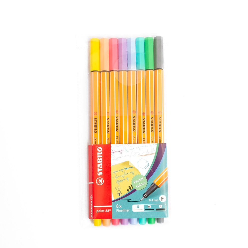 Stabilo, Sets, Fine Pen, Art & School, Point 88, Set, 41370